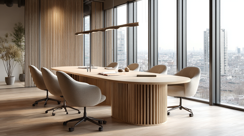 Colosseum Half Round Boardroom Table
