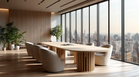 Colosseum Half Round Boardroom Table
