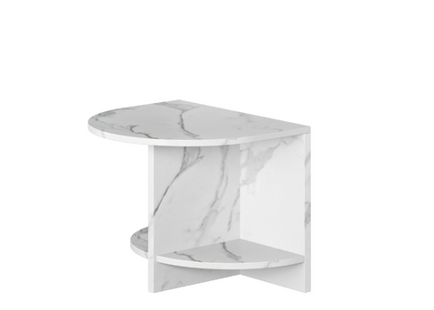 Coral Side Table Marble