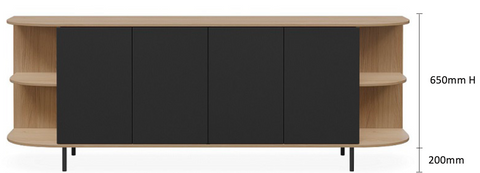 MILA II CREDENZA size