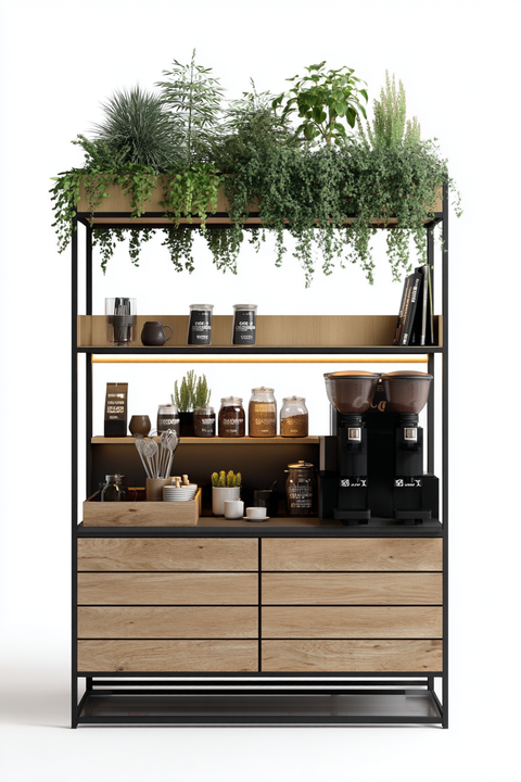 Max Cafe Storage Planter