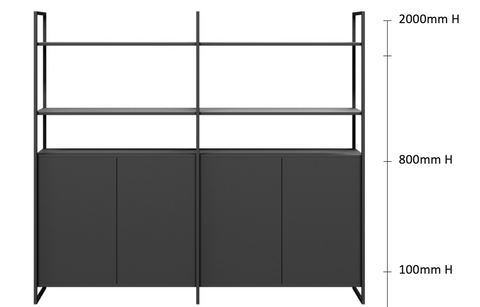 Nero Duo Welded Unit measurements