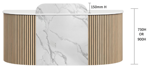 ROXI FRONT PANEL COUNTER/DESK