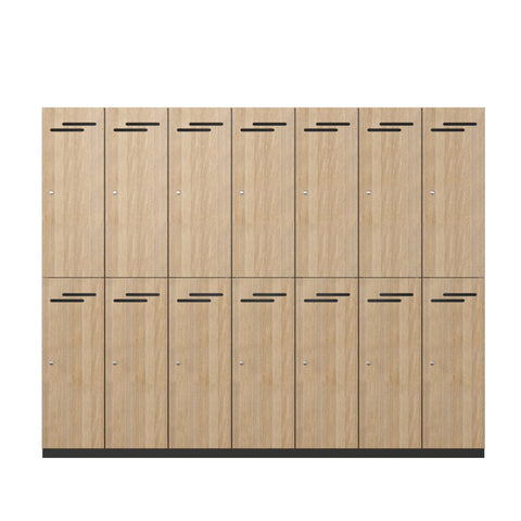 2 Door Lockers - 1 Bay of 2 Door Locker
