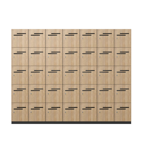 5 Door Lockers - 1 Bay of 5 Door Locker