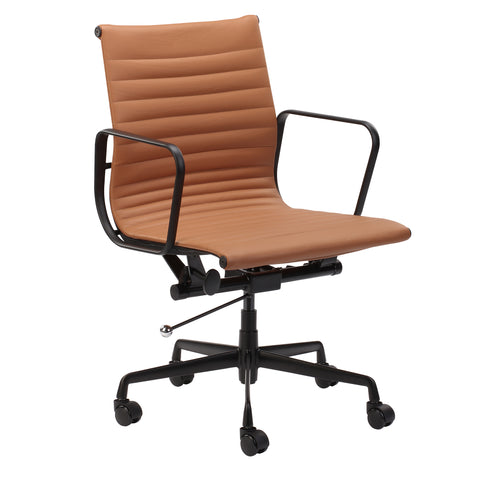 Berkeley Black Frame Tan Chair