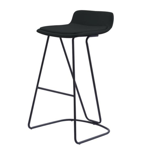 Lava Bar Stool Charcoal Fabric