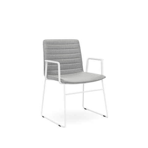 Sled Arms White Base Grey