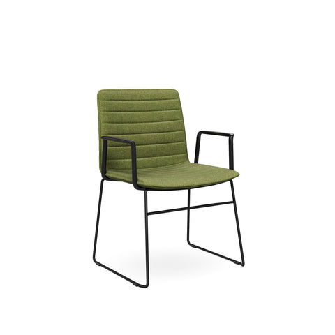 Sled Arms Black Base Green