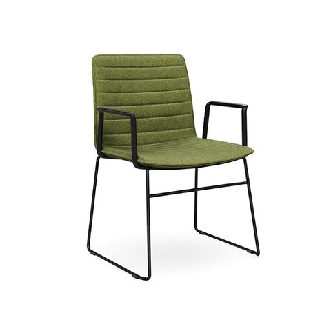 Sled Arms Black Base Green