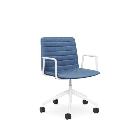 Castors Arms White Base Blue