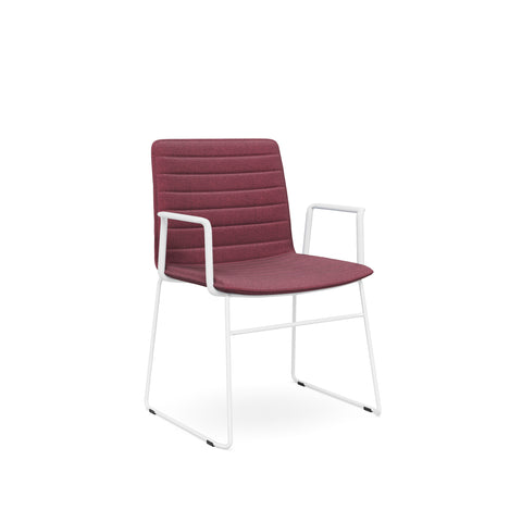 Sled + Arms - White Base (Plum)
