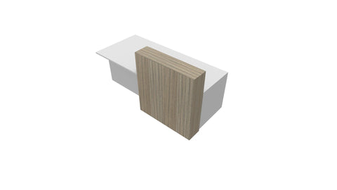 Split Reception Desk