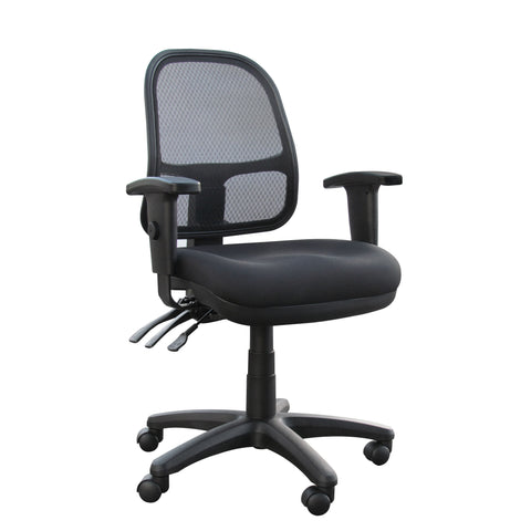Klass Mesh, In Black, With Arm