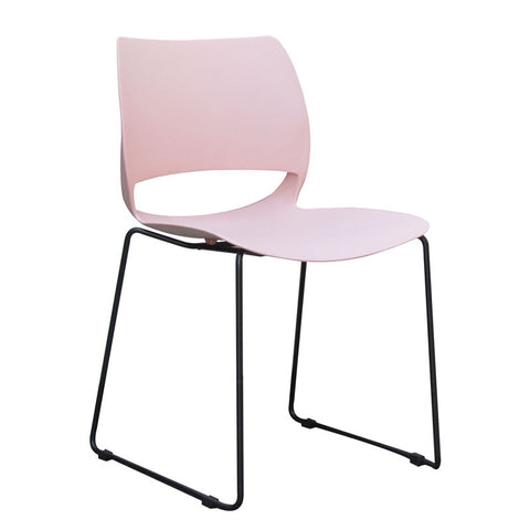 Vogue Range Plastic Seat Black Sled Frame