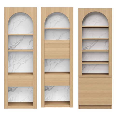Aako Arched Storage Wall Units-Solo