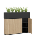 Adella Planter-Rural Oak and Black -2