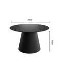 Aita Meeting Table - Black measurements