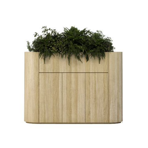 Amina Planter - Natural Oak