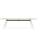Apollo Boardroom Table  - Calm Oak & Chrome