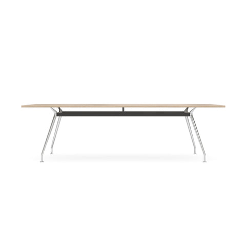 Apollo Boardroom Table  - Calm Oak & Chrome