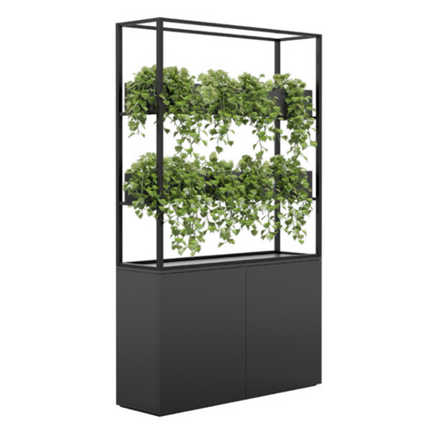 Cafe Planter with Storage - Charcoal