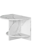 Coral Side Table Marble