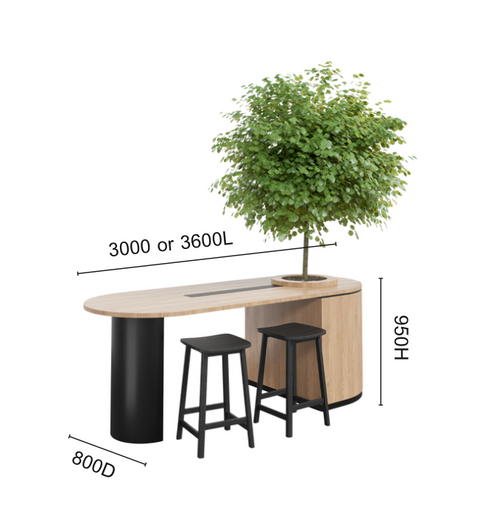 Eden Garden High Bench