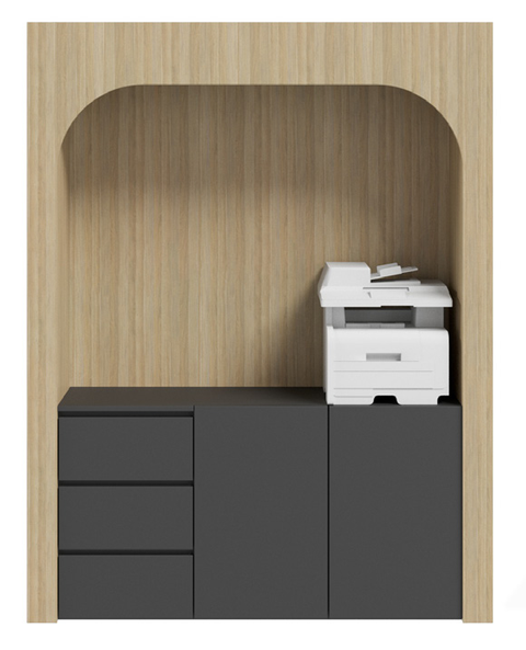 Etta Curved Cupboards