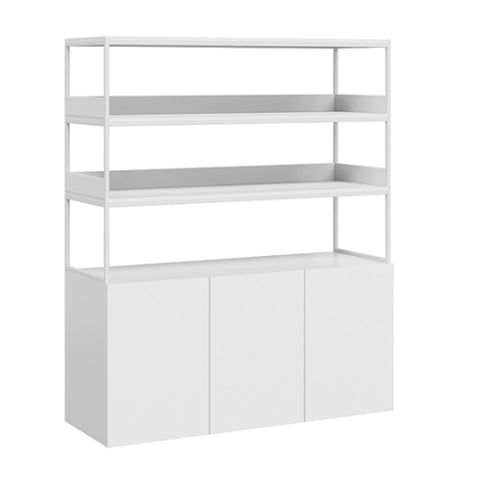 Halo Welded Storage Unit  - White & White 