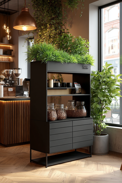 Max Cafe Storage Planter