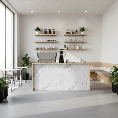 Mies Full Frame Reception Desk