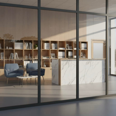 Mies Full Frame Reception Desk