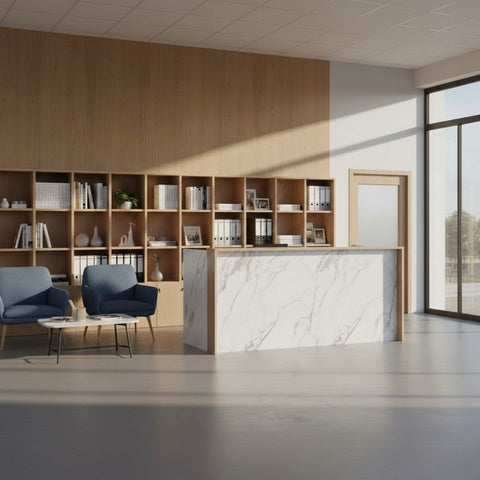 Mies Full Frame Reception Desk