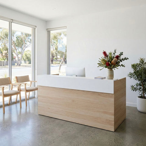 Mies Shadow Reception Desk