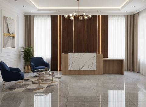 Mies Waterfall Mobility Reception Desk