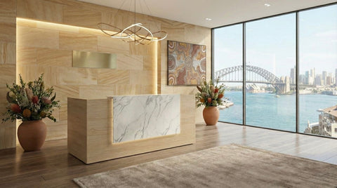 Mies Waterfall Reception Desk