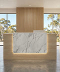 Mies Waterfall Reception Desk