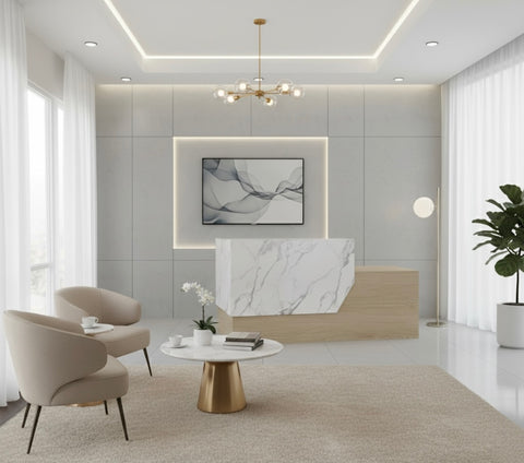 Mies covet reception desk