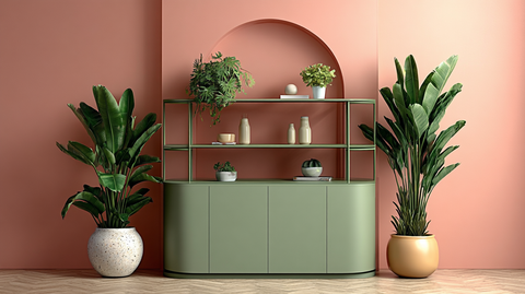 Orah Curved Storage Unit