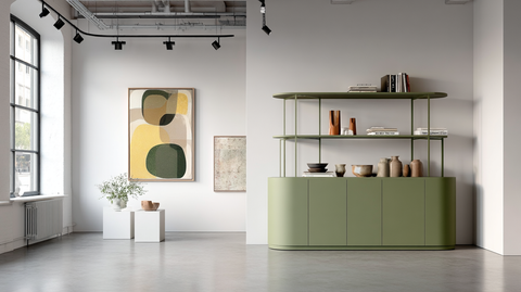 Orah Curved Storage Unit