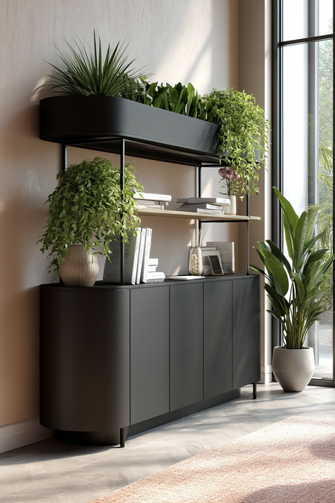 Oriel Curved Welded Planter
