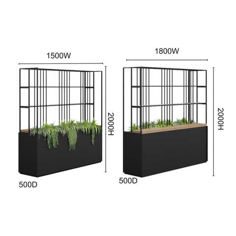 Pryce Garden Storage Divider Wall