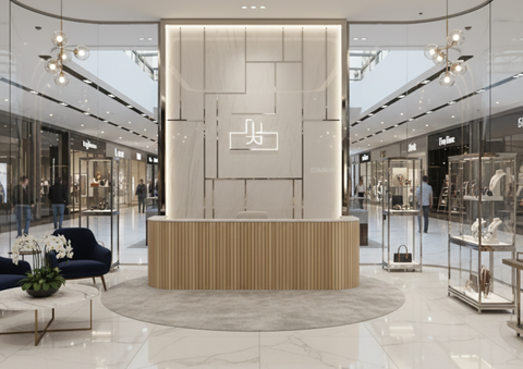 Roxi Arena Plinth Reception Desk