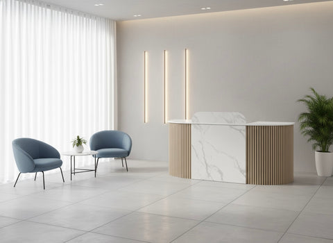 Roxi Front Panel Reception Desk