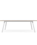 Toro Boardroom Table - A - Calm Oak & White