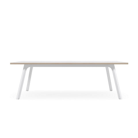 Toro Boardroom Table - A - Calm Oak & White