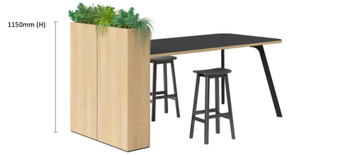 Toro High Garden Bench measurements