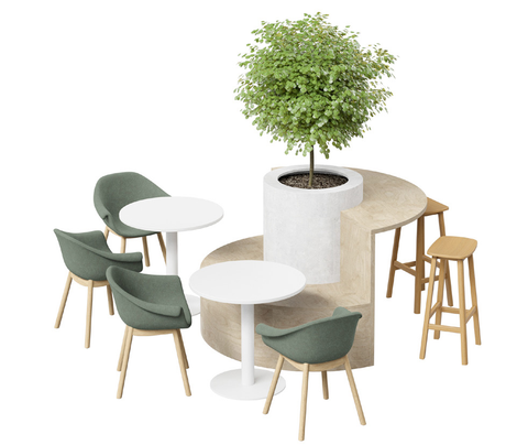 Two Tier Planter Seat & Table