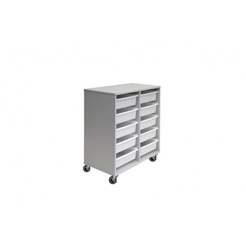 Mobile Tote Box Melamine Trolley